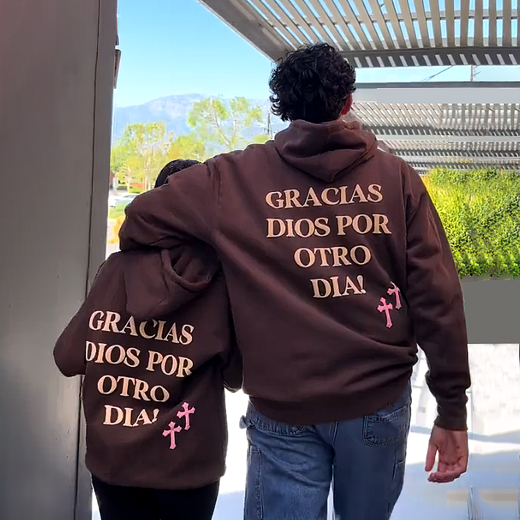 Forever Grateful! 💫Puff Print Hoodie