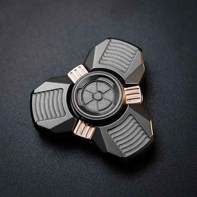 WANWU-EDC Nuclear Power Plant Fingertip Spinner Wasteland Technology Adult Metal Decompression Toy