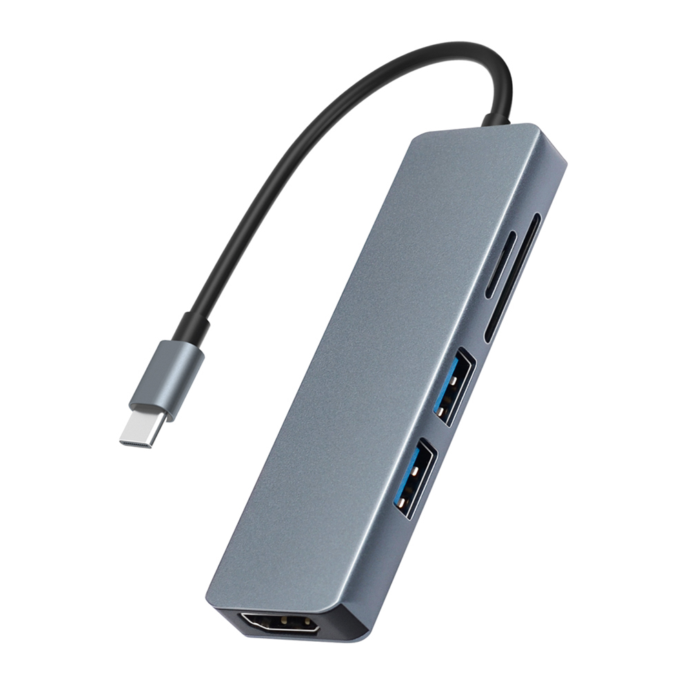 USB 3.0 Type-C Hub to HDMI-compatible Converter 4K Adapter 5 in 1 for MacBook Pro Dock, 501 Original
USB 3.0 Type-C Hub to HDMI-compatible Converter 4K Adapter 5 in 1 for MacBook Pro Dock, 501 Original