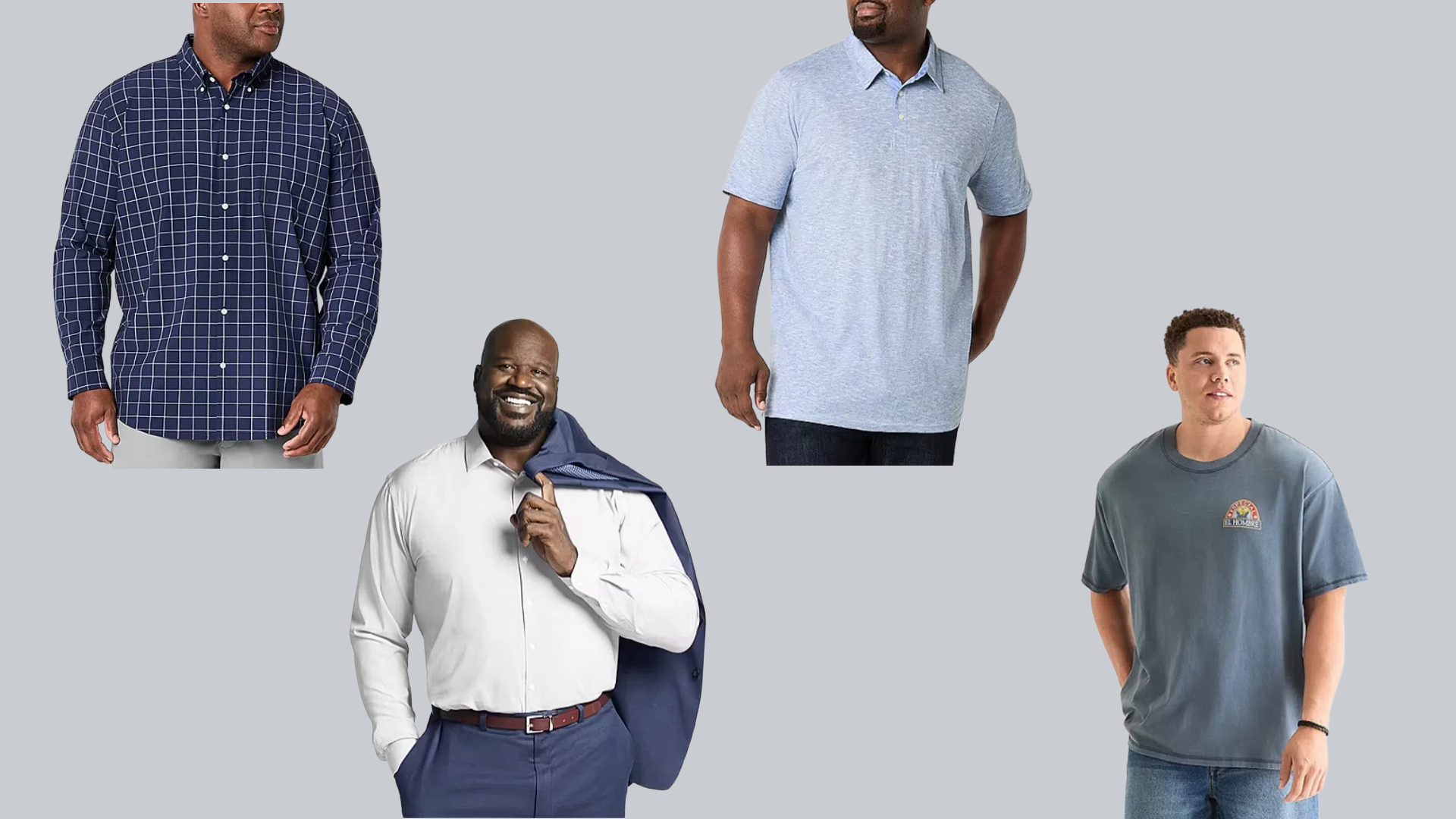 big & tall clothing for man