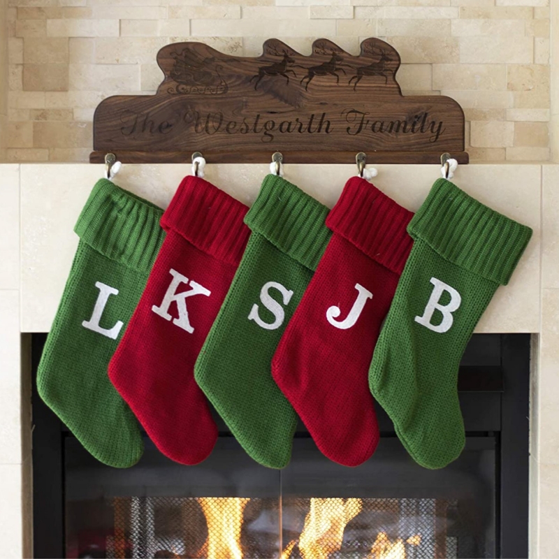 Personalized Christmas Stocking Holder