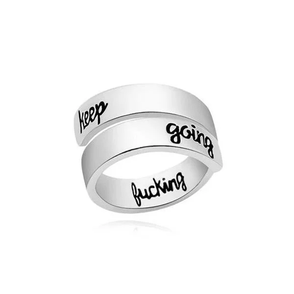 Keep F Going Ring
