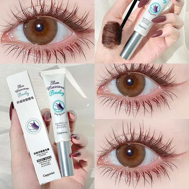 Waterproof, slender, curly, not easy to smudge, long-lasting and long-lasting natural mascara