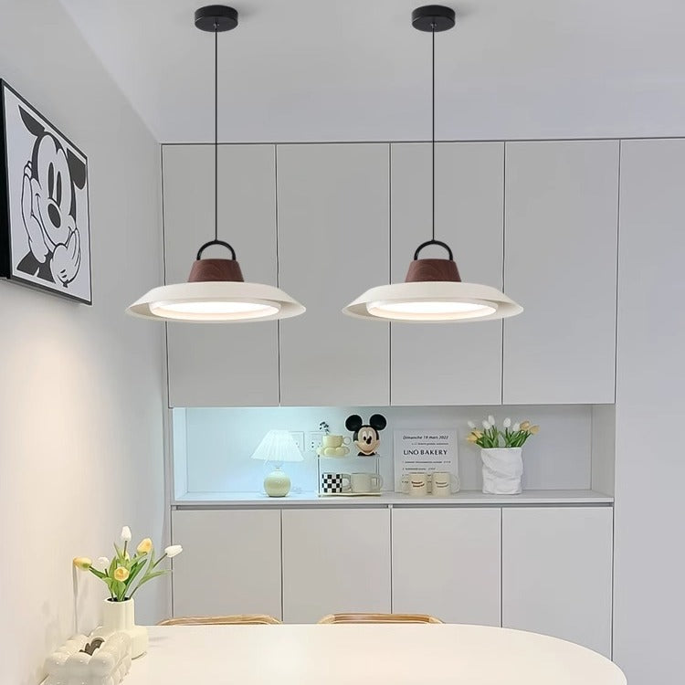 Modern Simplicity Iron Acrylic LED Pendant Light For Dining Room