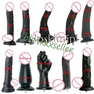 pornhint Pornhint New Sex Machine Attachments Big Black Dildos vac-u-lock Love Machine Quick Lock