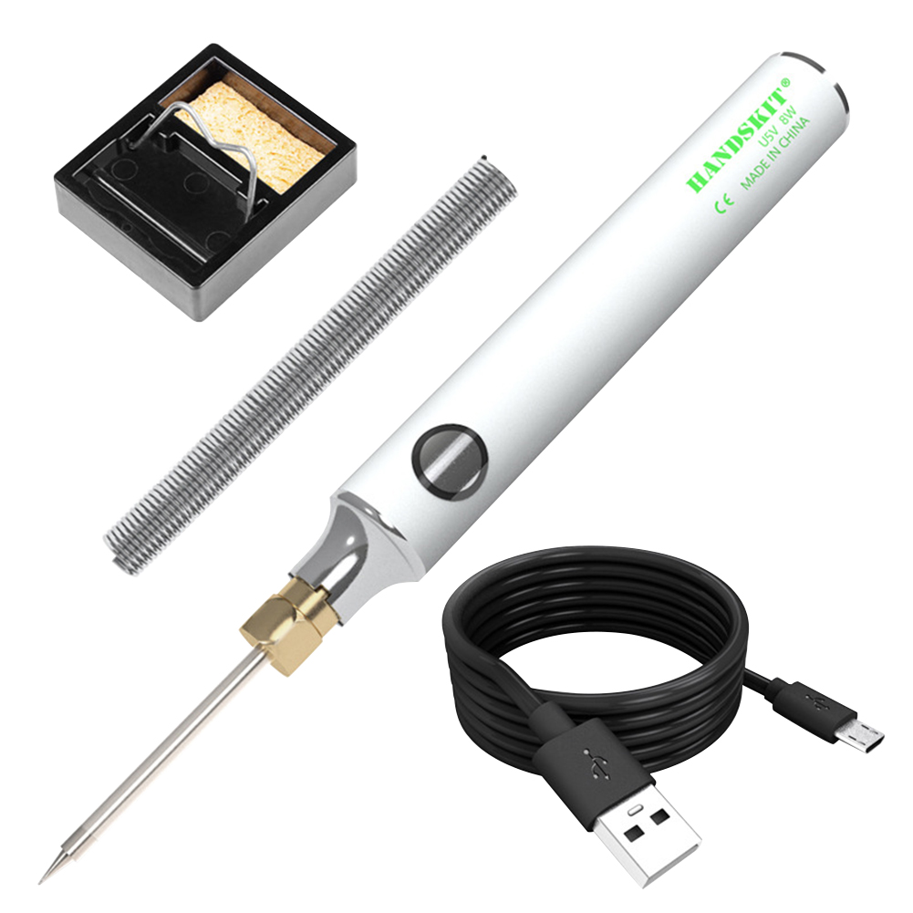 Portable Electric Adjustable Temperature 8W 5V Mini Tin Soldering Iron Kit, 501 Original
Portable Electric Adjustable Temperature 8W 5V Mini Tin Soldering Iron Kit, 501 Original