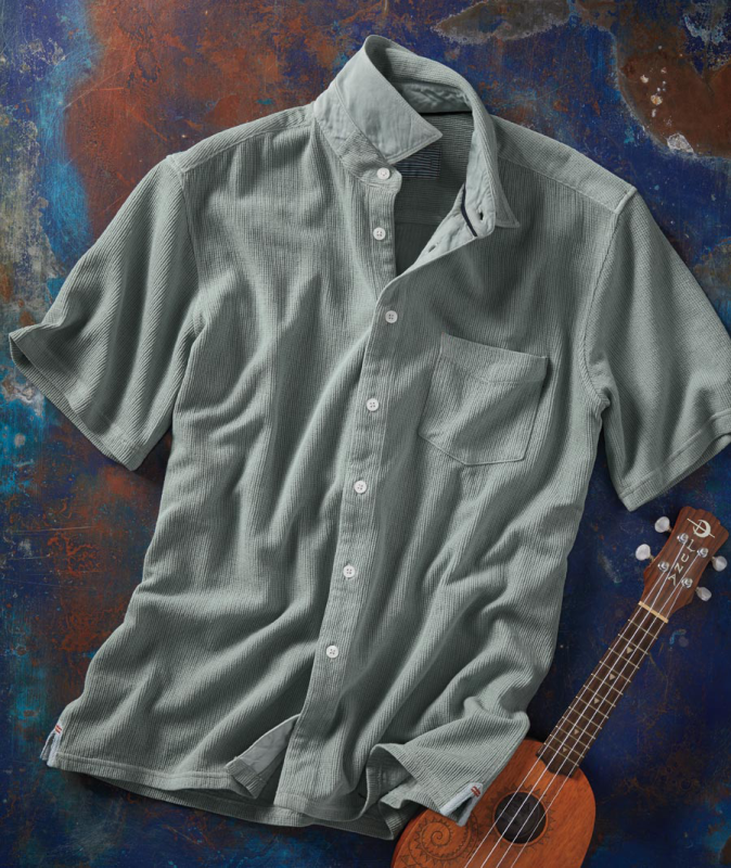 Men's Retro Posing Short Sleeve Shirt