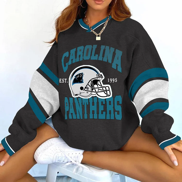 Carolina Panthers V-neck Pullover Sweatshirt