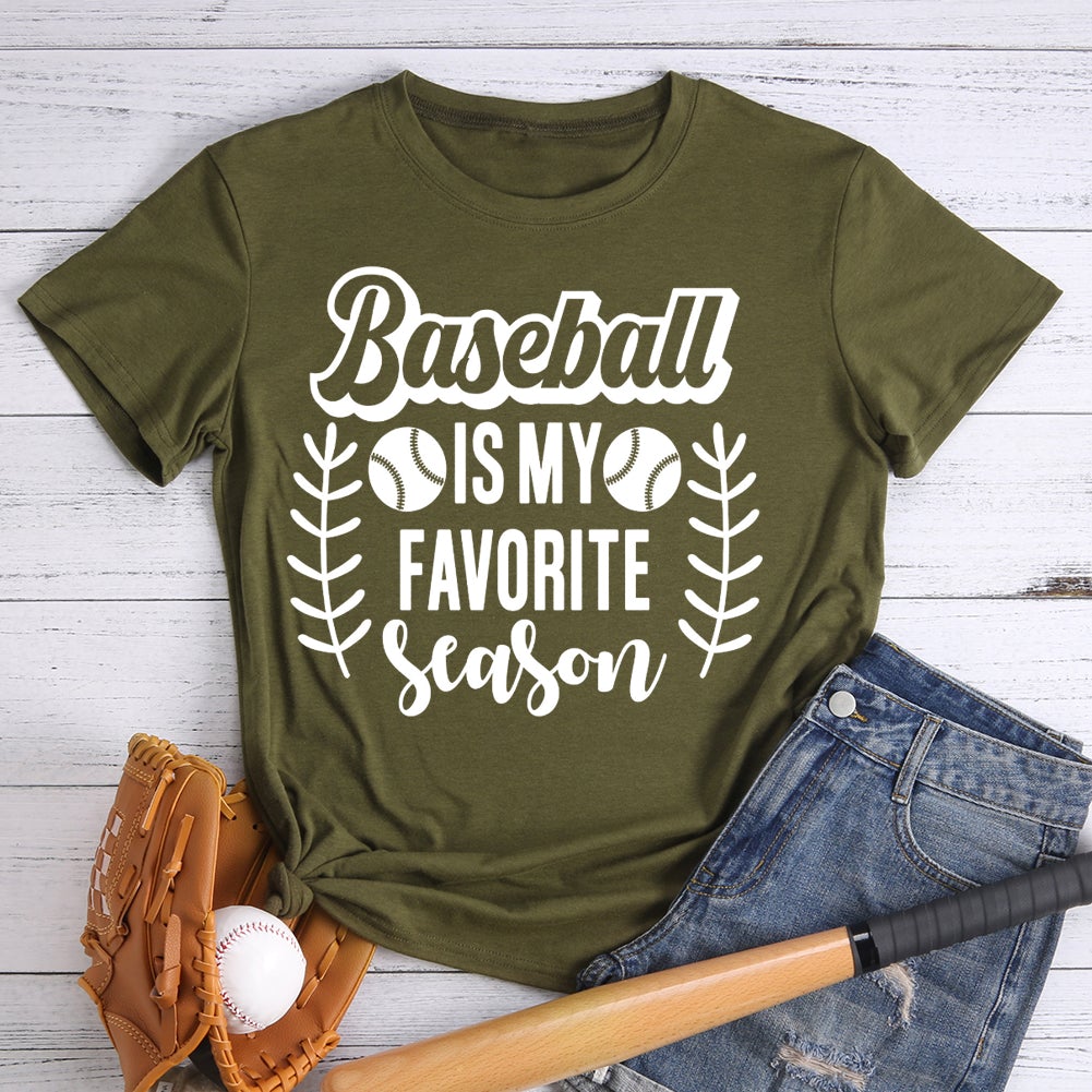 Baseball is my favorite season T-shirt Tee-00188-Guru-buzz