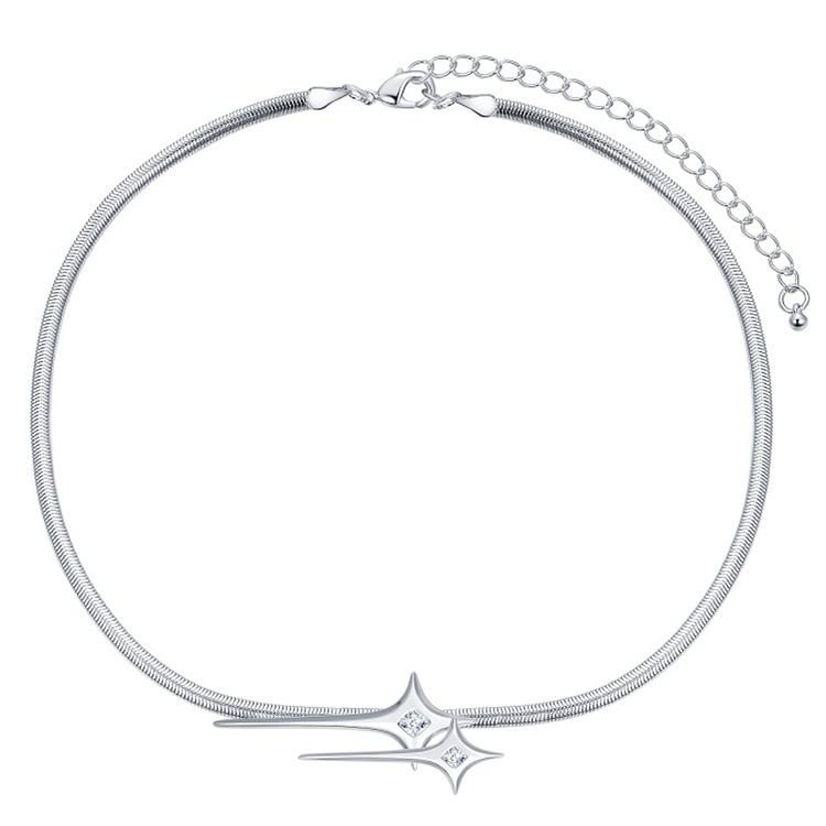 Falling Meteor Neutral Light Luxury Clavicle Chain