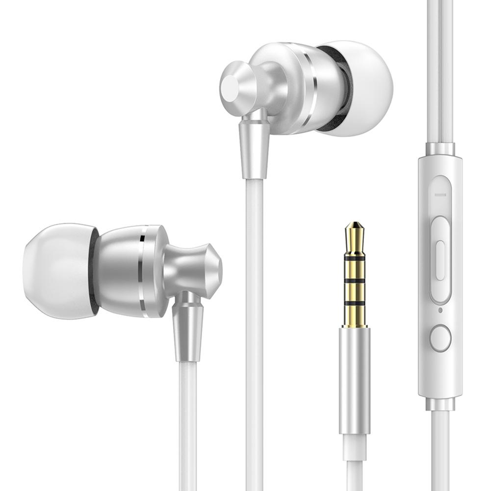 PTM D11 In-ear Metal Heavy Bass Wired Earphone Headset Headphone with Mic (Silver, 501 Original
PTM D11 In-ear Metal Heavy Bass Wired Earphone Headset Headphone with Mic (Silver, 501 Original