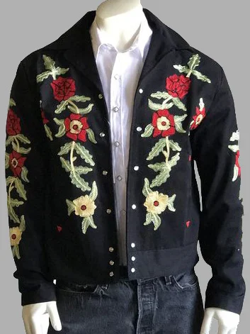 Men's Fashion Casual Retro Western Jacket