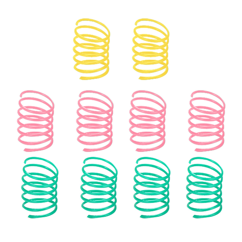 10pcs Plastic Cat Teaser Spring Pet Funny Interactive Flexible Coil Toys, 501 Original
10pcs Plastic Cat Teaser Spring Pet Funny Interactive Flexible Coil Toys, 501 Original