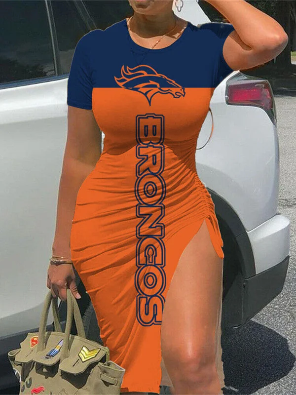 Denver Broncos
Women's Slit Bodycon Dress