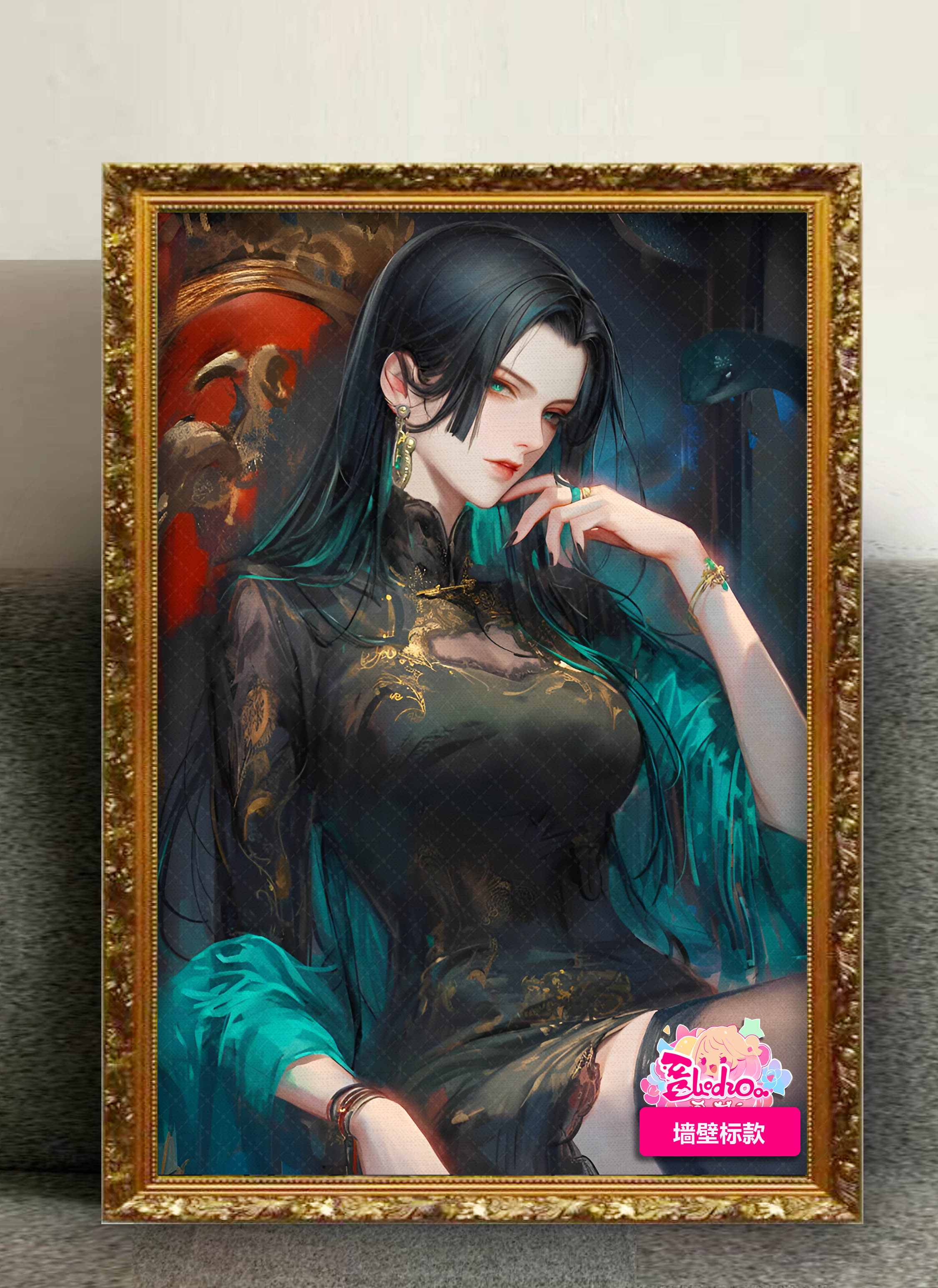 PRE-ORDER AMaoHuaShe Studio - One Piece - Boa Hancock Poster Frame