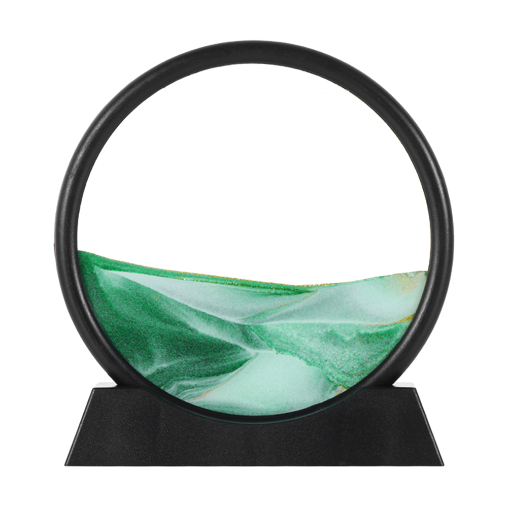 3D Glass Moving Sand Picture Flow Sand Painting Motion Craft (Green, 501 Original
3D Glass Moving Sand Picture Flow Sand Painting Motion Craft (Green, 501 Original
