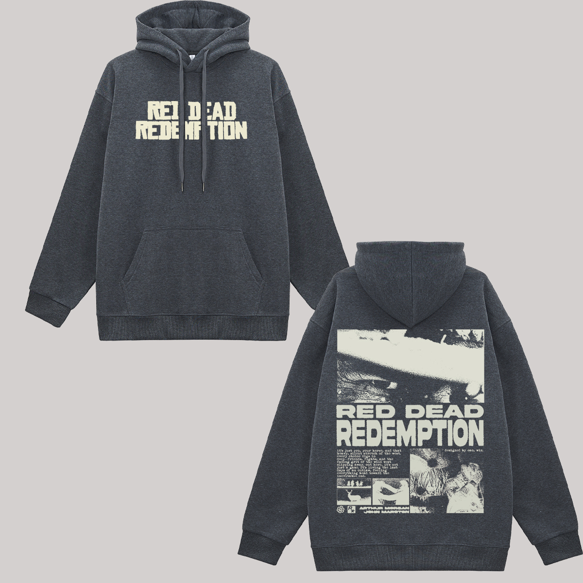Red Dead Redemption Printed Fleece-lined Unisex Hoodie