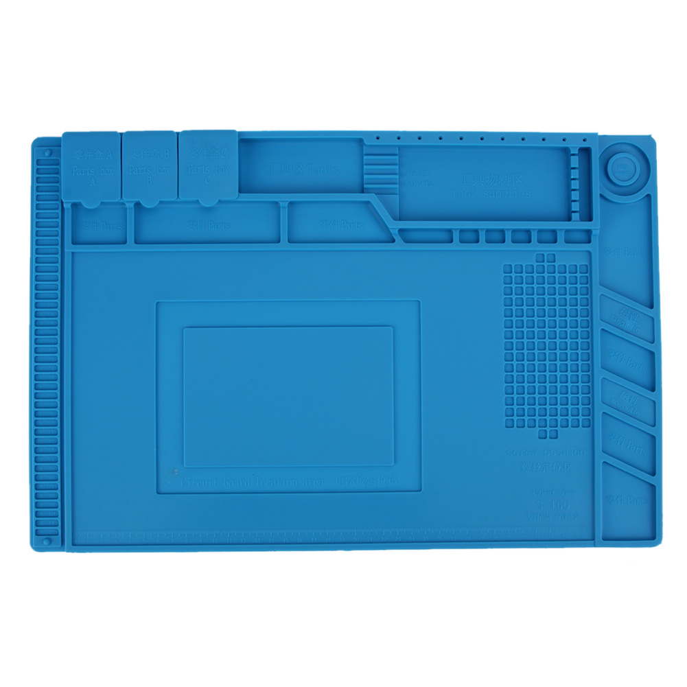 45*30 cm Anti Static Heat Insulation Silicone Pad with Magnetic Section, 501 Original
45*30 cm Anti Static Heat Insulation Silicone Pad with Magnetic Section, 501 Original
