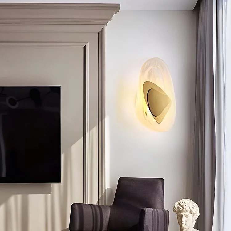 Creative Glass Three Step Dimming Light LED Modern Wall Lamp Wall Sconce Lighting - Appledas