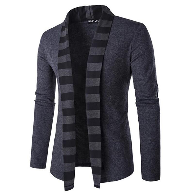 Mens Sweaters Long Sleeve Cardigan Male Pull Style Cardigan Fashion Casual Men Knitwear Sweater Coats