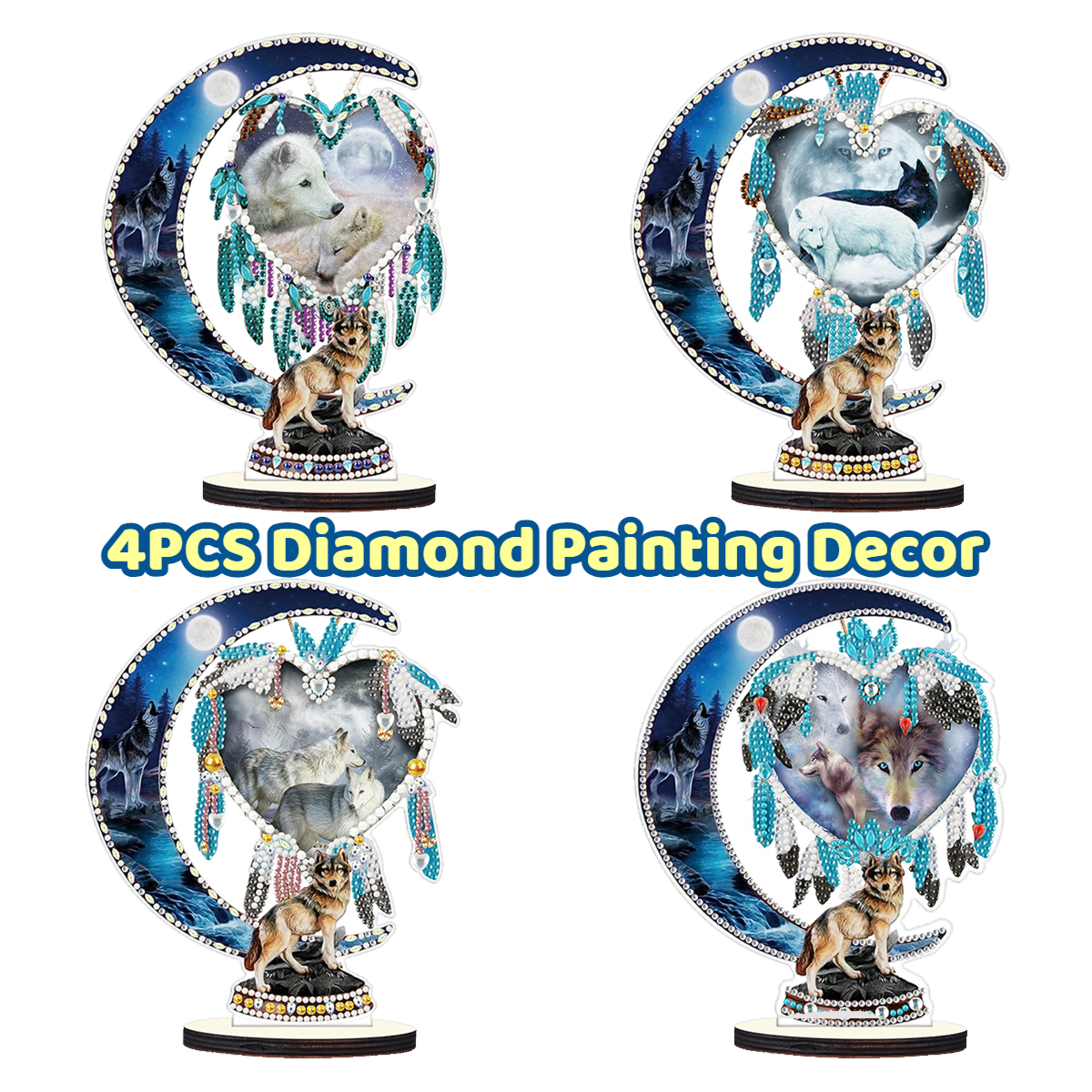  Huacan Diamond Painting Dreamcatcher Kits for Adults
