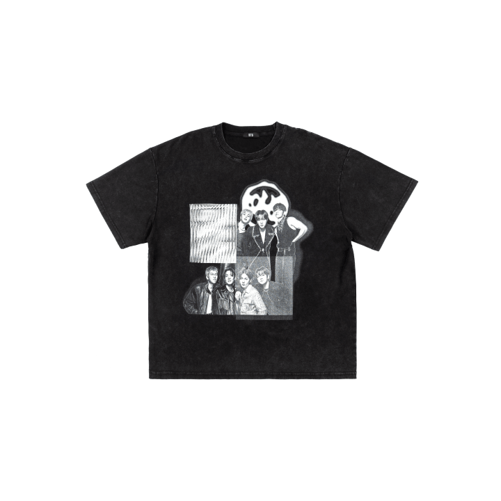 BTS ARIRANG フォト　Tシャツ　ブラック　Mサイズ US Exclusive] BTS World Tour Photo T-Shirt - Washed Black