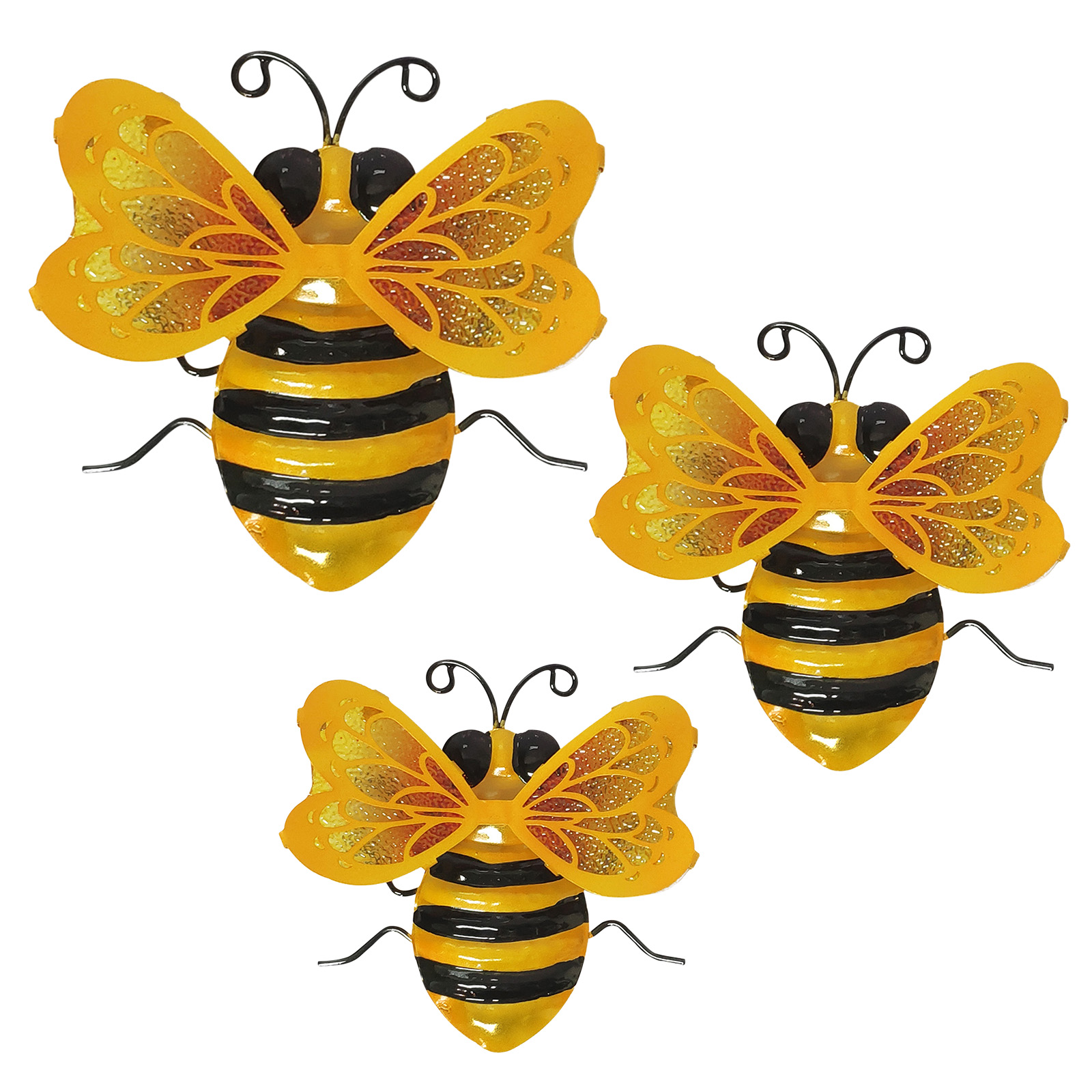 Metal Bee Simulation Honeybee Moving Wings with the Wind Wall Art Decor, 501 Original
Metal Bee Simulation Honeybee Moving Wings with the Wind Wall Art Decor, 501 Original