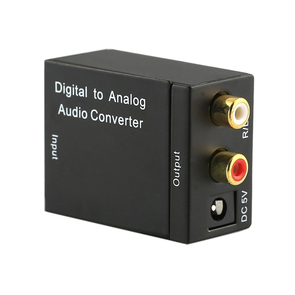 Digital Optical CoaxCoaxialToslink to Analog RCA L/R Audio ConverterAdapter, 501 Original
Digital Optical CoaxCoaxialToslink to Analog RCA L/R Audio ConverterAdapter, 501 Original