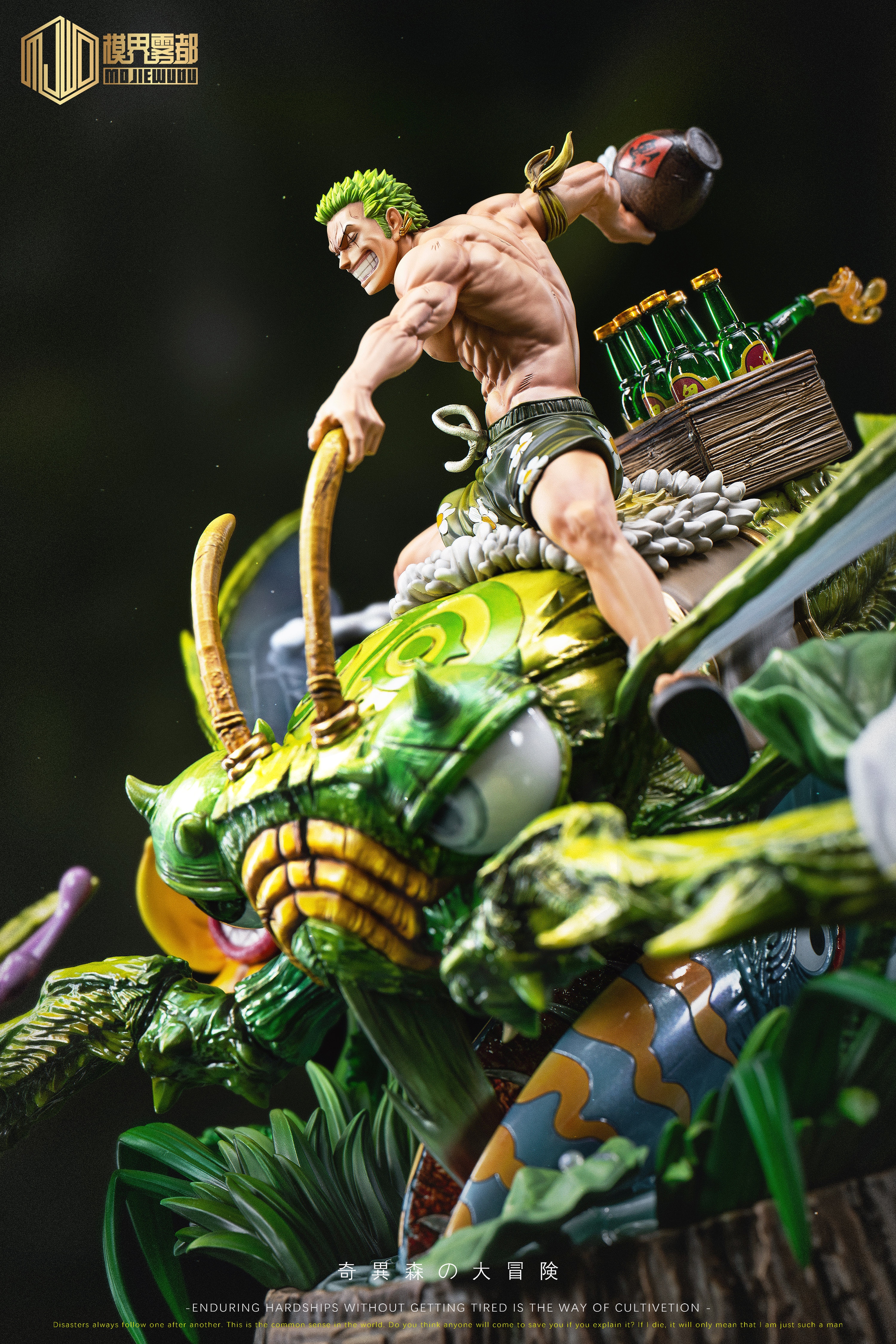 【THE MOZZ】Pory Flower One Piece MJ Studio - One piece - Roronoa Zoro Statue(GK)