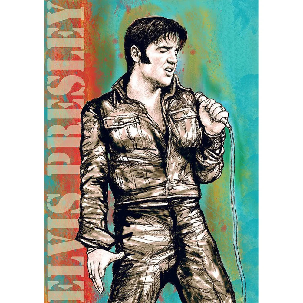 Elvis Presley Canvas Full Round Or Square Drill Diamond Painting