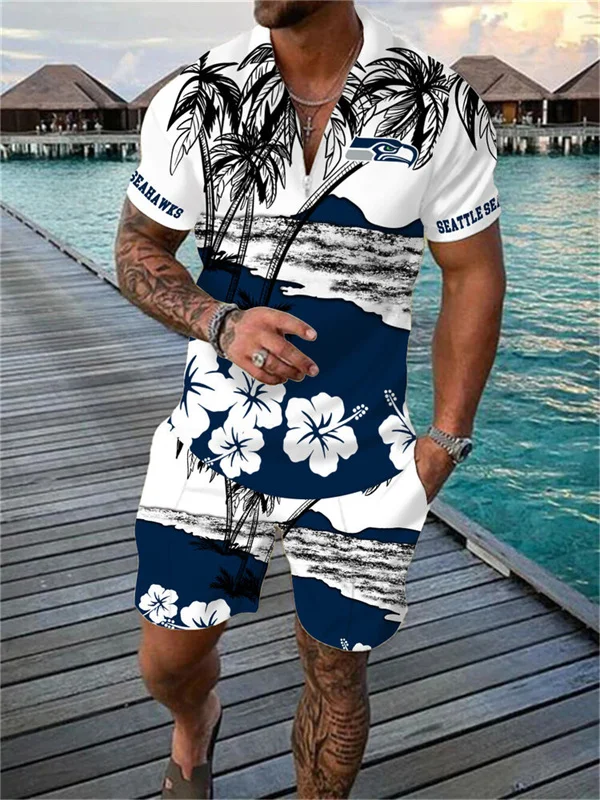 Seattle Seahawks
Limited Edition Polo Shirt And Shorts Two-Piece Suits