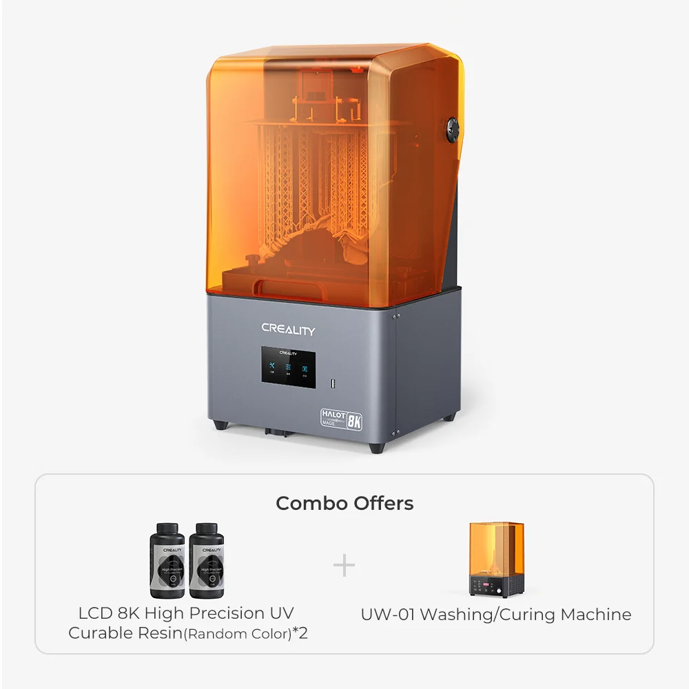 HALOT-MAGE 8K Resin 3D Printer Combo