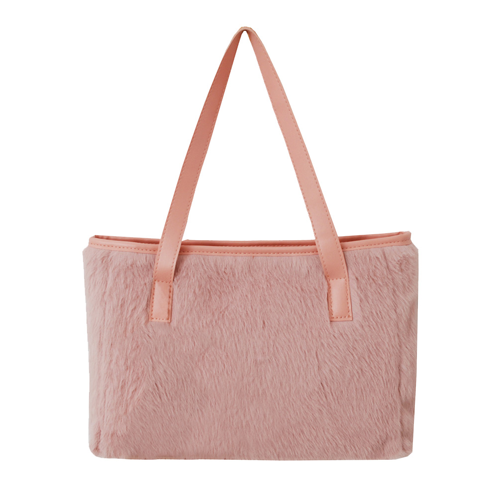 Autumn Splicing PU Plush Shoulder Handbag Big Capacity Top-handle Bag, Pink, 501 Original
Autumn Splicing PU Plush Shoulder Handbag Big Capacity Top-handle Bag, Pink, 501 Original