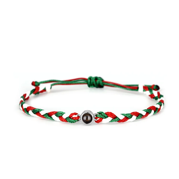 Best Christmas Gift Wear Felicity Personalized Circle Photo Bracelet