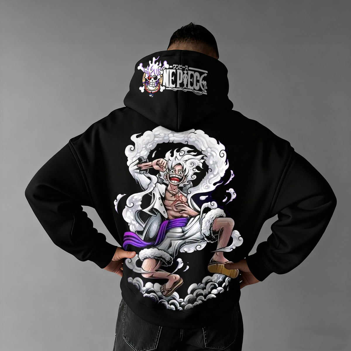 Anime-Inspired Hoodie with Dynamic Character Design