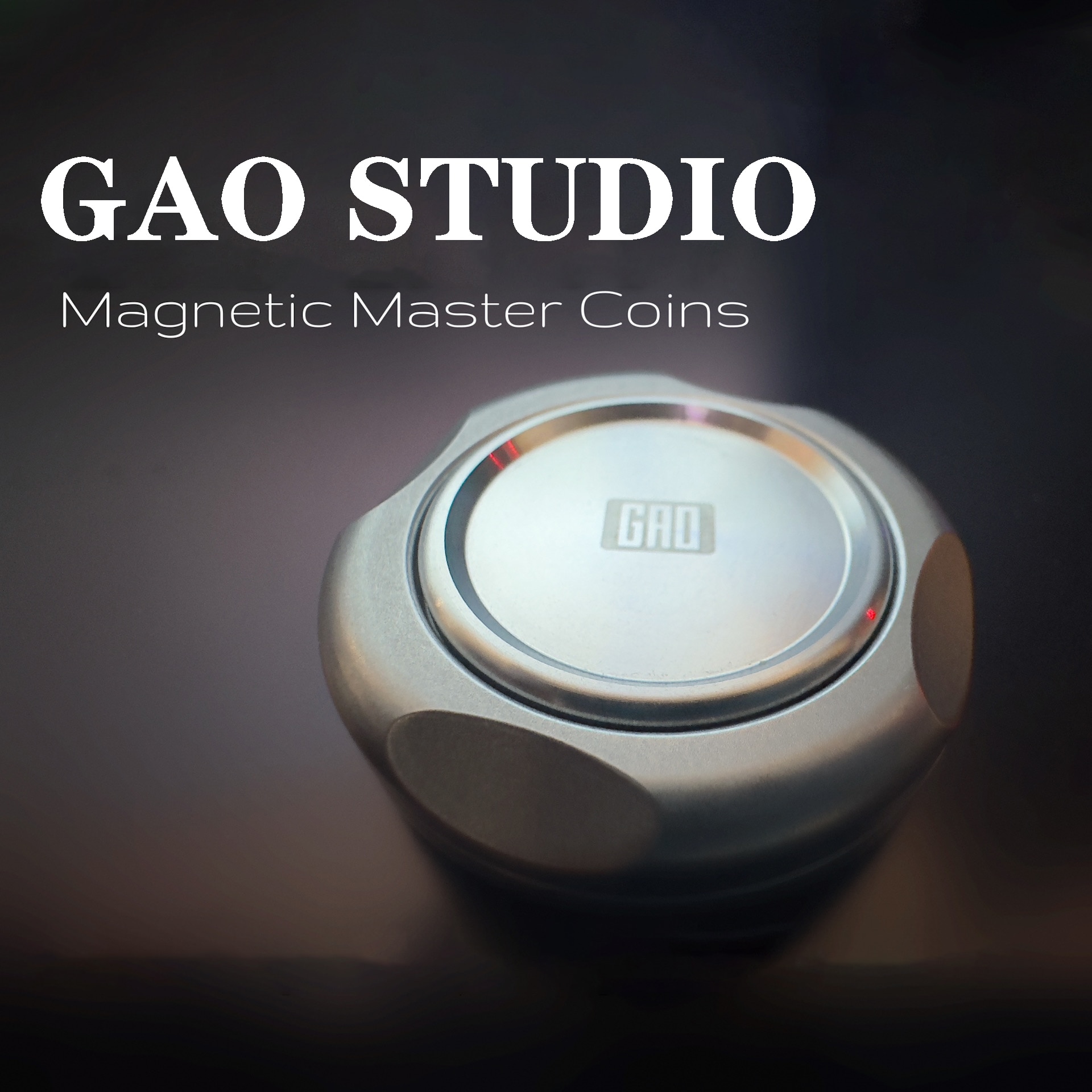 Gao Studio Magnetic Master Haptic Coin Multifunctional Diy Metal Push