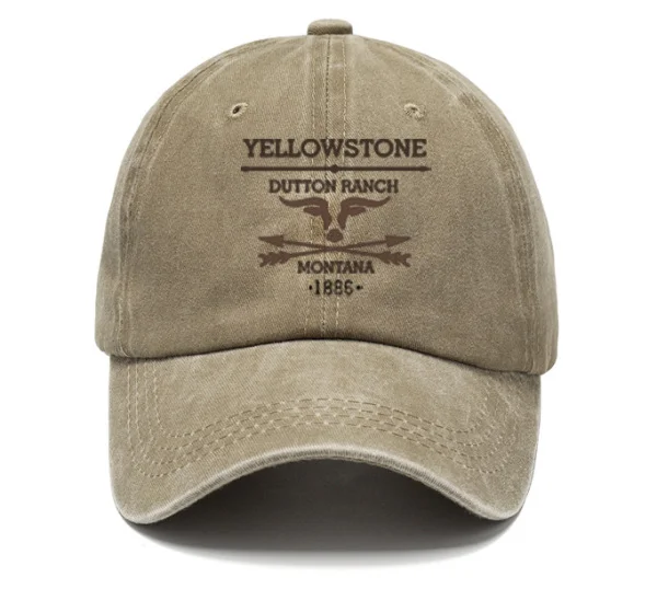 Men's Vintage Western Yellowstone Sun Hat
