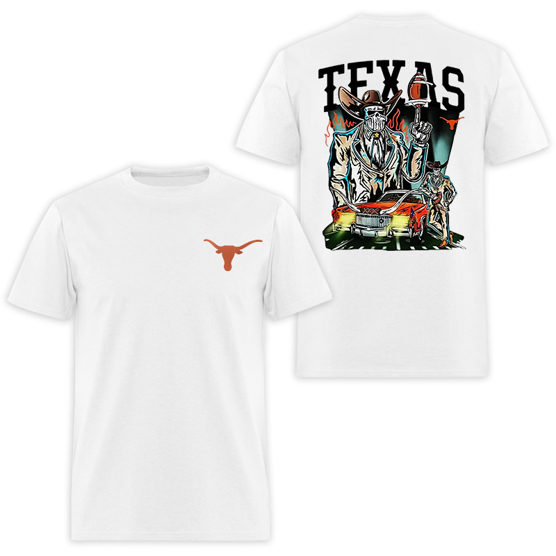 Texas Cowboy Printed Men's T-shirt - Devcarry