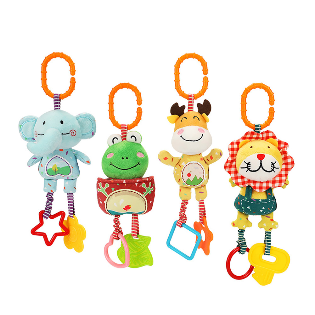 4pcs Baby Plush Toy Teether Wind Chimes Bed Bell Pendant Cartoon Rattles, 501 Original
4pcs Baby Plush Toy Teether Wind Chimes Bed Bell Pendant Cartoon Rattles, 501 Original