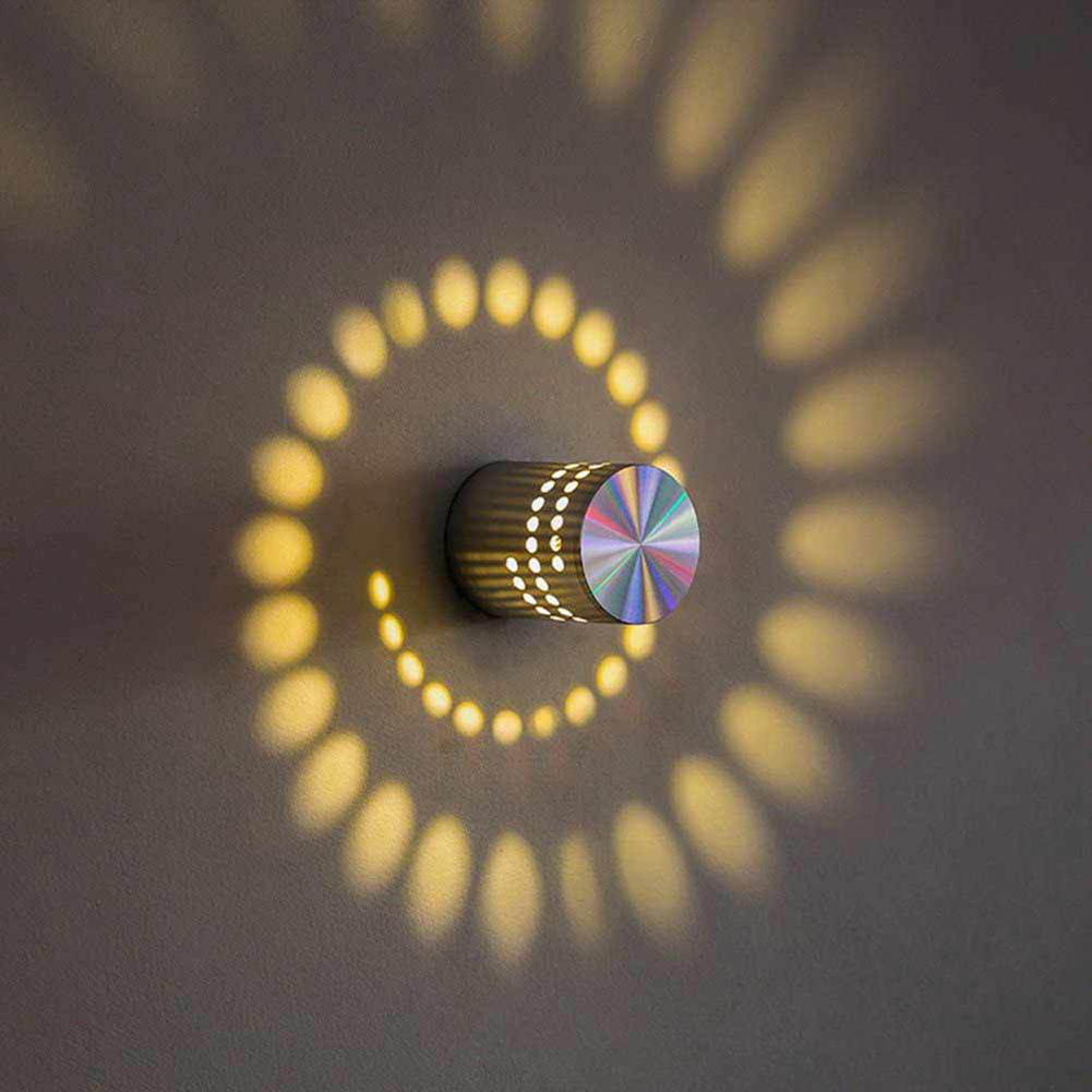 LED Remote Control Spiral Porous Lamp Modern Aluminum Corridor Wall Light, 501 Original
LED Remote Control Spiral Porous Lamp Modern Aluminum Corridor Wall Light, 501 Original