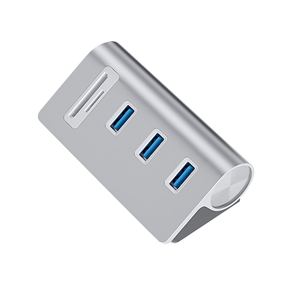 USB Hub USB 3.0 High Speed Multi Ports Splitter TF Card Reader for Computer, Silver, 501 Original
USB Hub USB 3.0 High Speed Multi Ports Splitter TF Card Reader for Computer, Silver, 501 Original