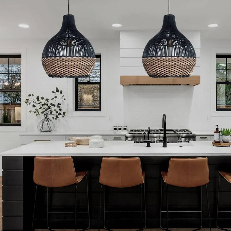 Salt Lake Rattan Pendant Light