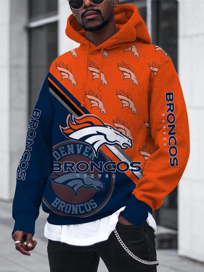 Denver Broncos
3D Printed Hooded Pocket Pullover Hoodie