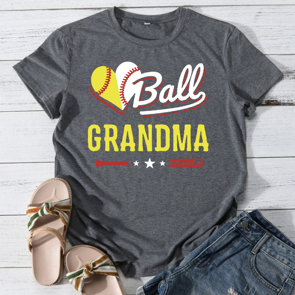 Baseball Grandma T-shirt Tee -013434-Guru-buzz