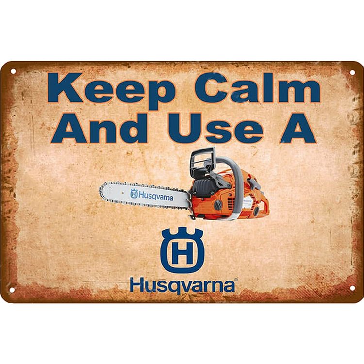 Husqvarna - Vintage Tin Signs/Wooden Signs - 20*30cm/30*40cm