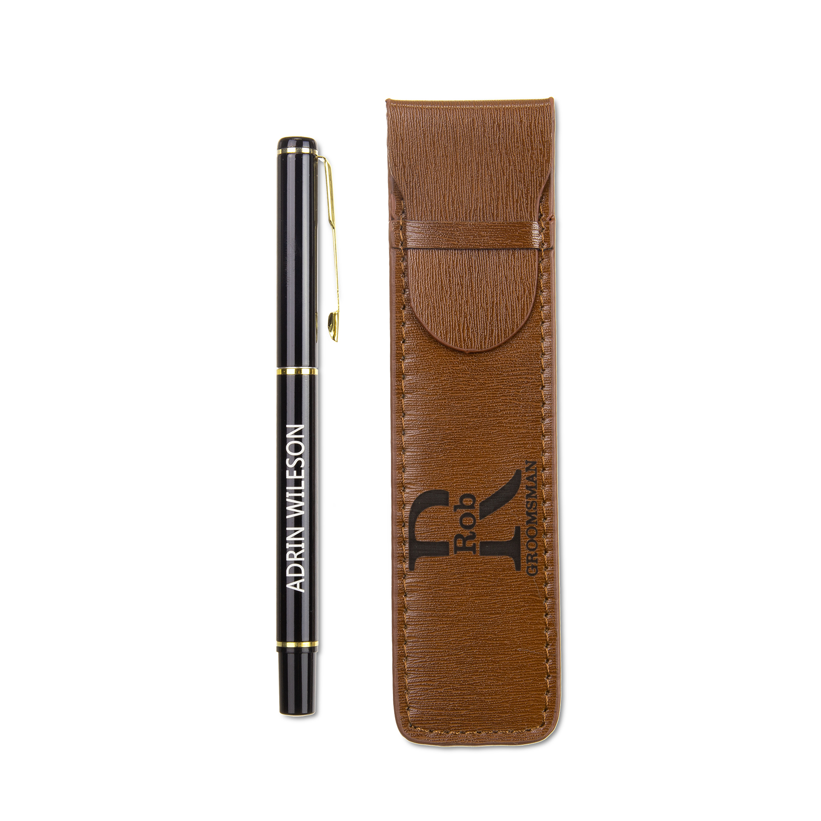 TopHomer Clip Porte-stylo Cuir Pour Carnets - Fixation Métal Sans Colle Pour Moleskine Et Agendas