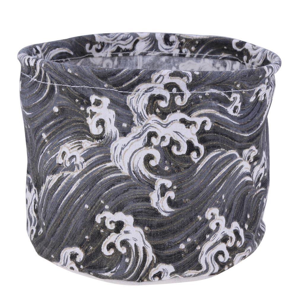 Sea Waves Brother Printing Cotton Linen Desktop Cosmetics Storage Basket, Grey sea waves, 501 Original
Sea Waves Brother Printing Cotton Linen Desktop Cosmetics Storage Basket, Grey sea waves, 501 Original