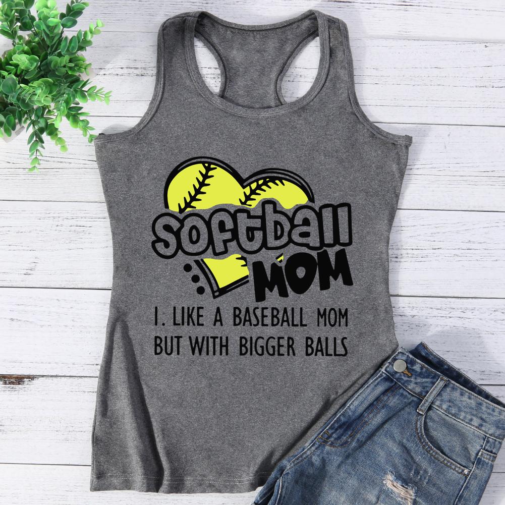 Softball Mom Vest Top-Guru-buzz