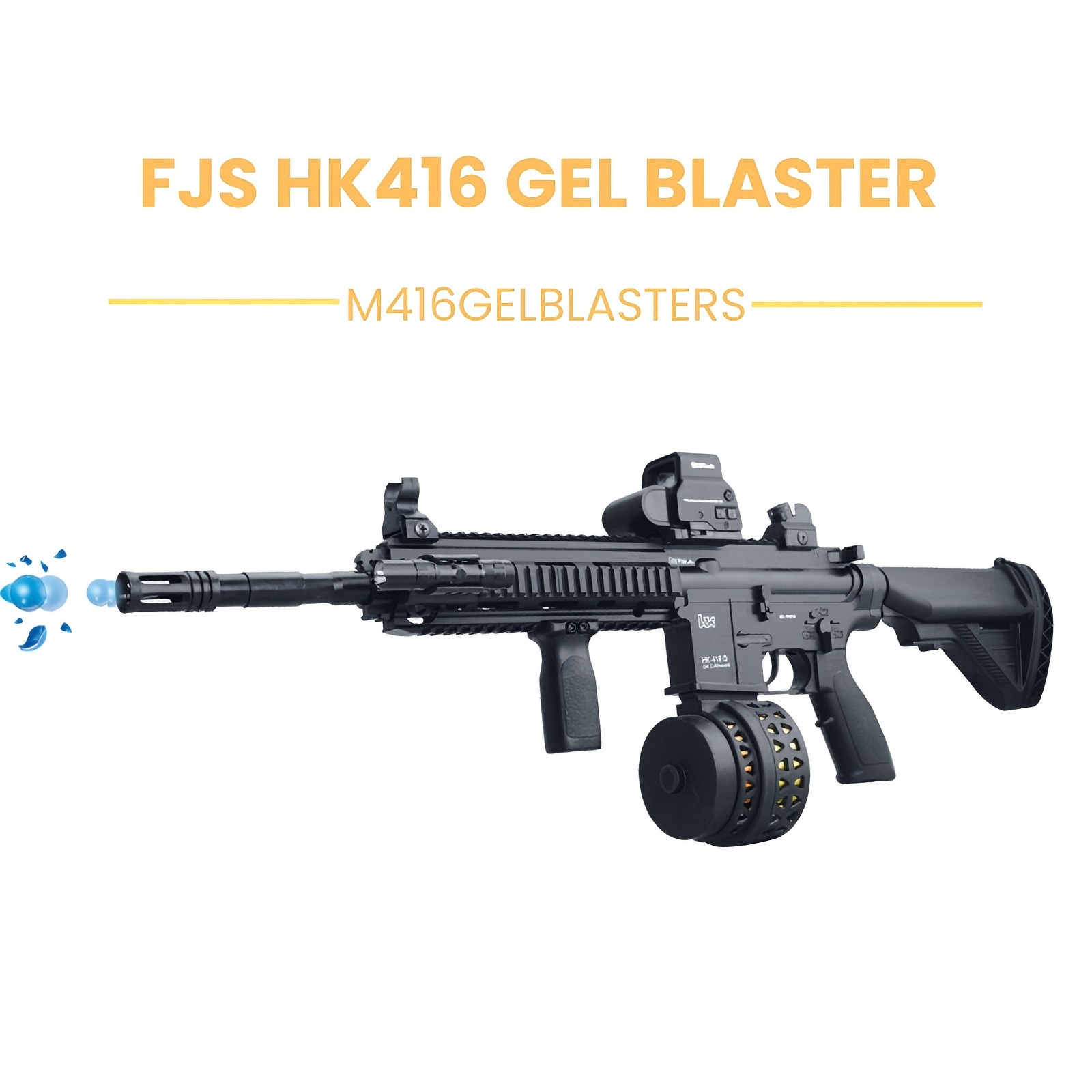 Enhanced HK416 With Drum Magazine Power