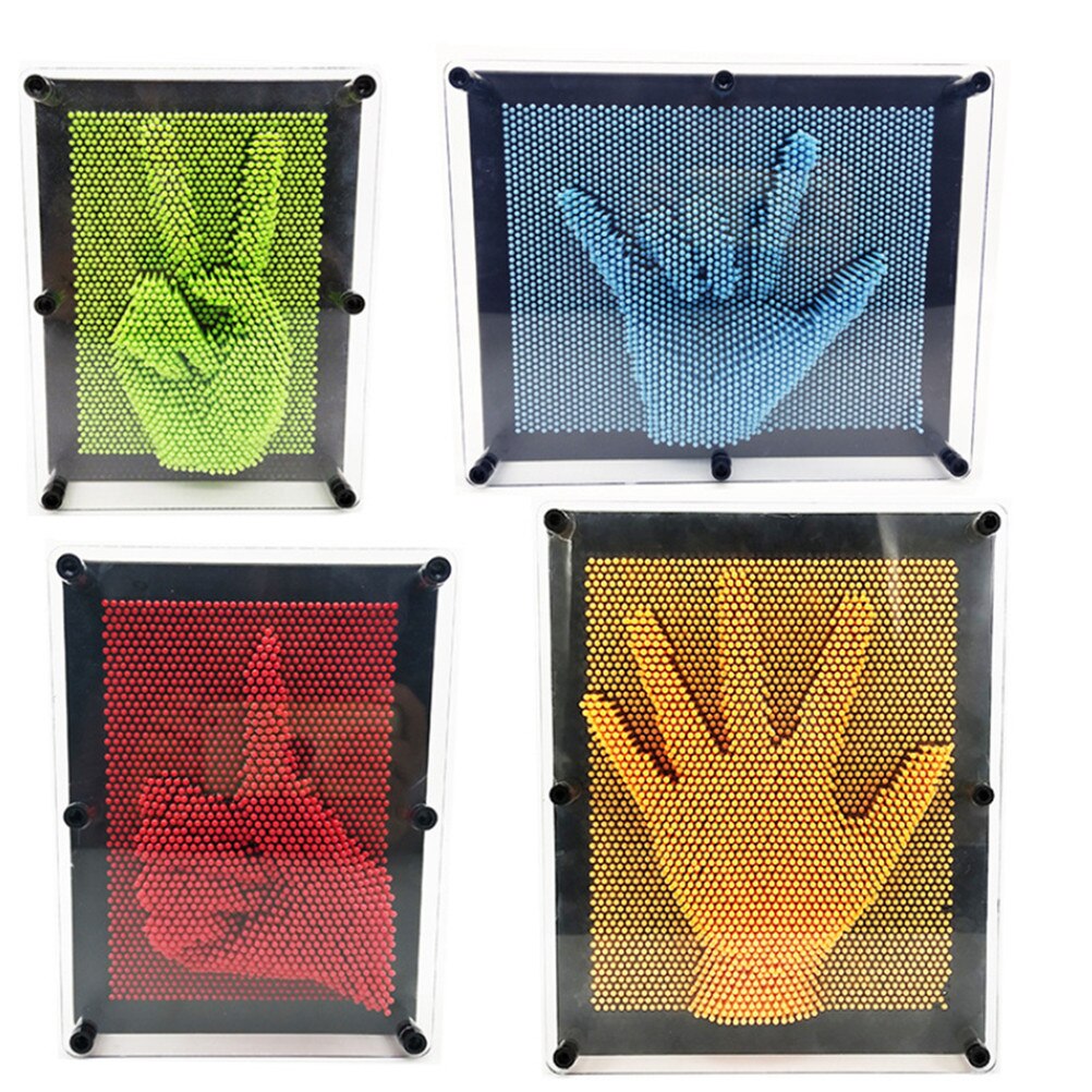 Square Plastic Handprint 3D Clone Hand Model Variety Needle Painting